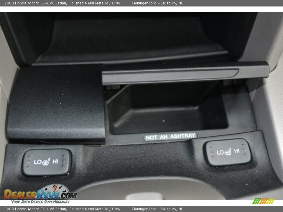 2008 Honda Accord EX-L V6 Sedan Polished Metal Metallic / Gray Photo #21