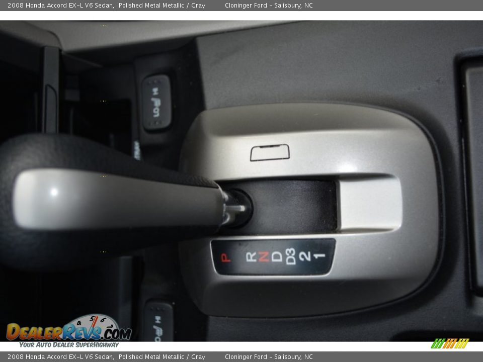 2008 Honda Accord EX-L V6 Sedan Polished Metal Metallic / Gray Photo #22