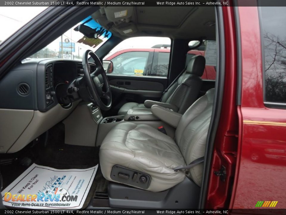 2002 Chevrolet Suburban 1500 LT 4x4 Redfire Metallic / Medium Gray/Neutral Photo #9