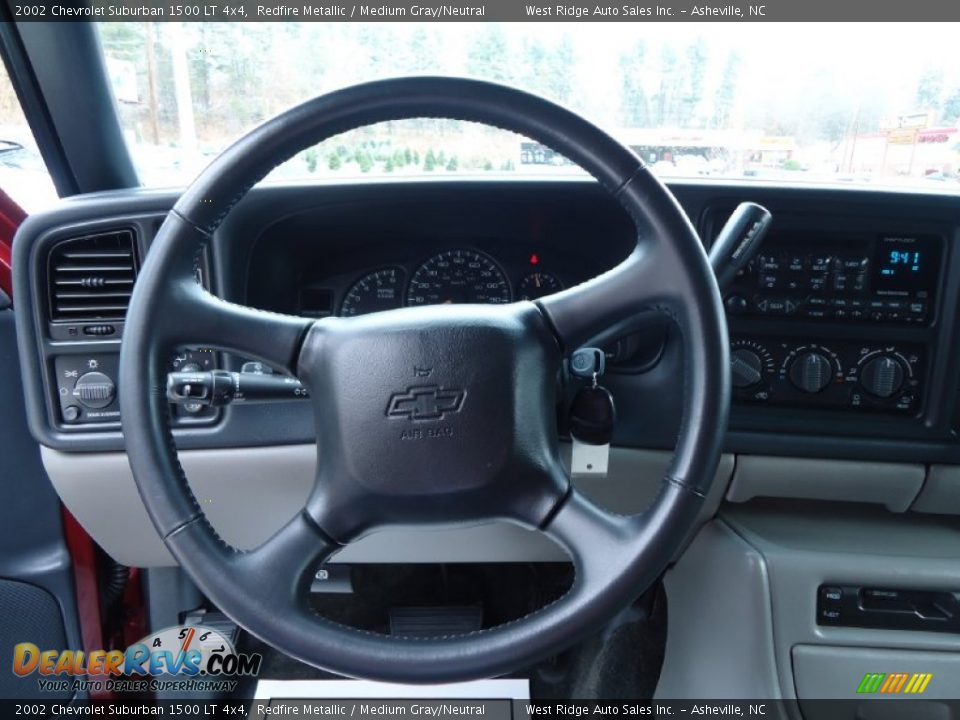 2002 Chevrolet Suburban 1500 LT 4x4 Redfire Metallic / Medium Gray/Neutral Photo #11