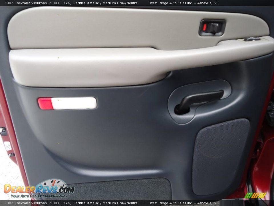 2002 Chevrolet Suburban 1500 LT 4x4 Redfire Metallic / Medium Gray/Neutral Photo #16