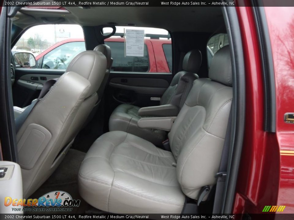 2002 Chevrolet Suburban 1500 LT 4x4 Redfire Metallic / Medium Gray/Neutral Photo #17