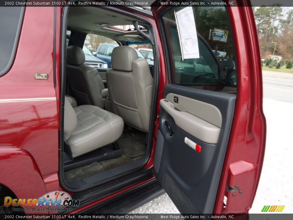 2002 Chevrolet Suburban 1500 LT 4x4 Redfire Metallic / Medium Gray/Neutral Photo #22
