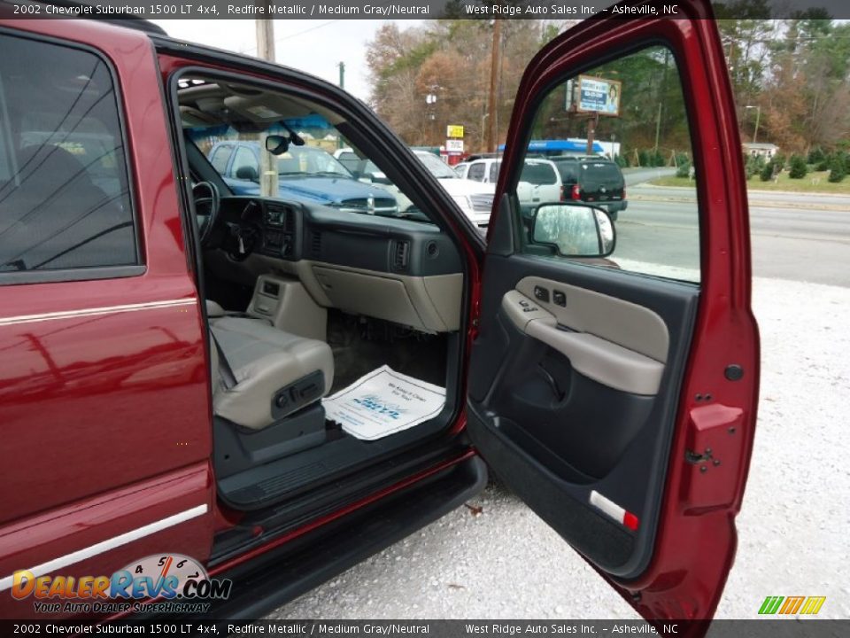 2002 Chevrolet Suburban 1500 LT 4x4 Redfire Metallic / Medium Gray/Neutral Photo #26