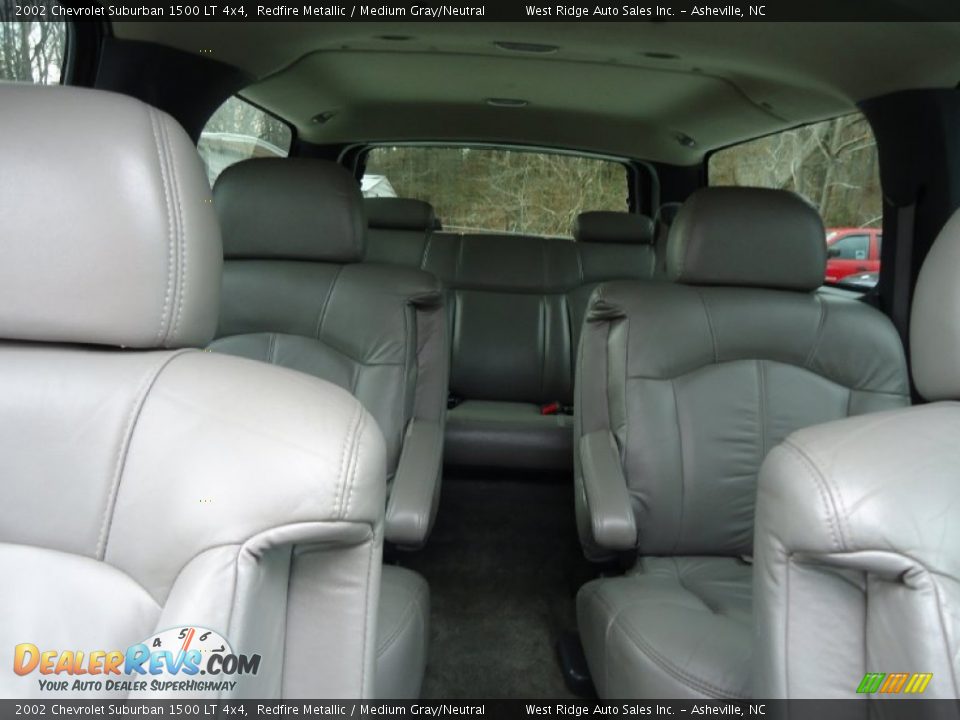 2002 Chevrolet Suburban 1500 LT 4x4 Redfire Metallic / Medium Gray/Neutral Photo #31