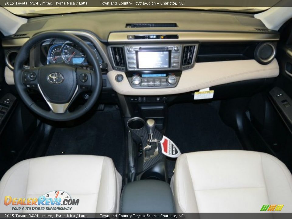 2015 Toyota RAV4 Limited Pyrite Mica / Latte Photo #13