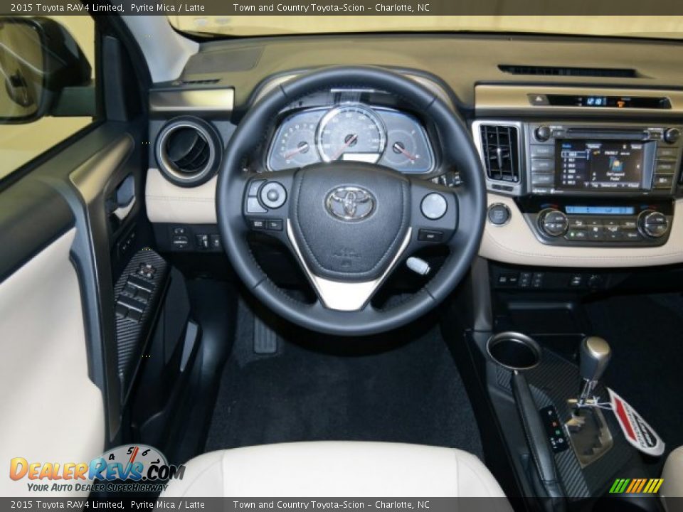 2015 Toyota RAV4 Limited Pyrite Mica / Latte Photo #14