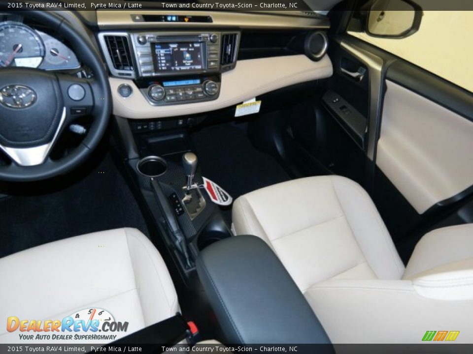 2015 Toyota RAV4 Limited Pyrite Mica / Latte Photo #15
