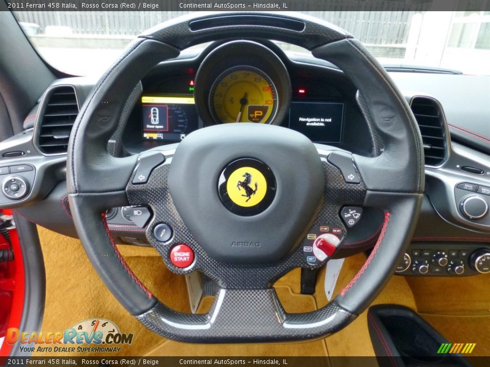 2011 Ferrari 458 Italia Steering Wheel Photo #15
