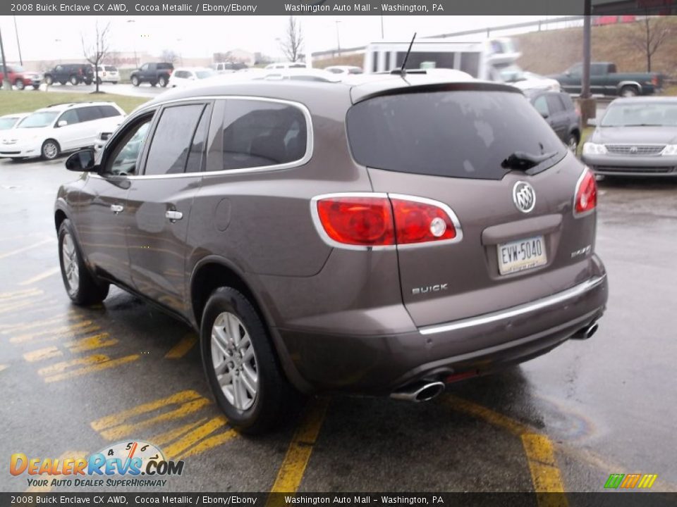 2008 Buick Enclave CX AWD Cocoa Metallic / Ebony/Ebony Photo #6