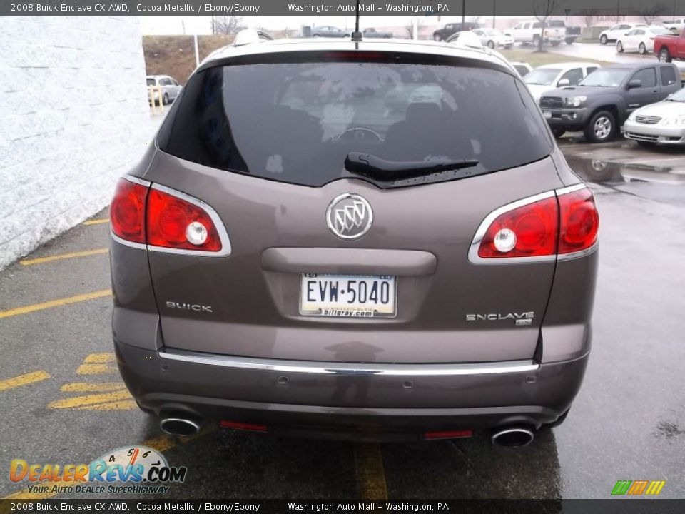 2008 Buick Enclave CX AWD Cocoa Metallic / Ebony/Ebony Photo #7