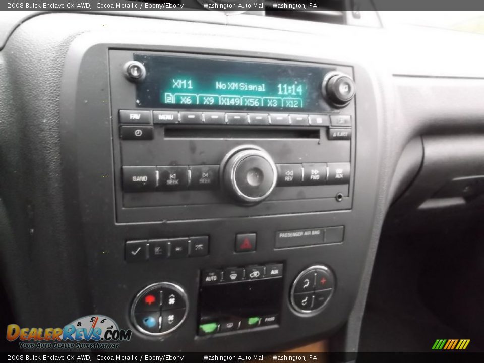 2008 Buick Enclave CX AWD Cocoa Metallic / Ebony/Ebony Photo #12
