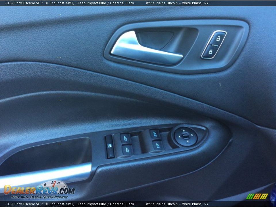 2014 Ford Escape SE 2.0L EcoBoost 4WD Deep Impact Blue / Charcoal Black Photo #8
