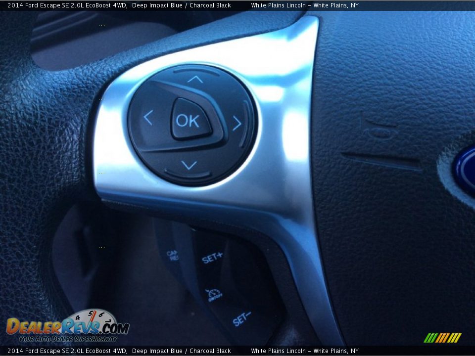 2014 Ford Escape SE 2.0L EcoBoost 4WD Deep Impact Blue / Charcoal Black Photo #15
