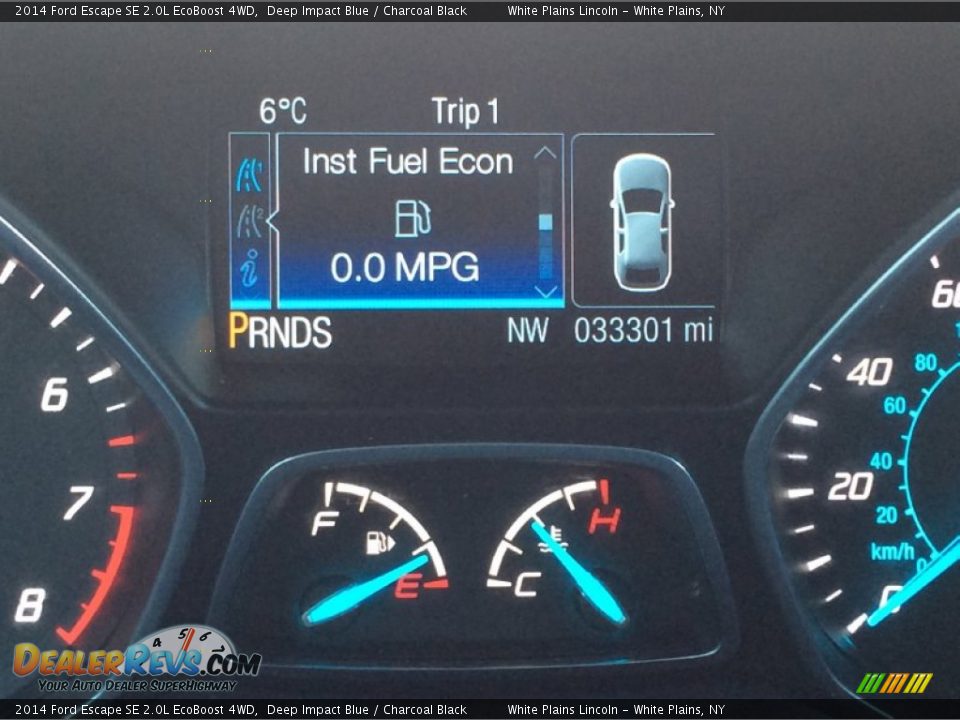 2014 Ford Escape SE 2.0L EcoBoost 4WD Deep Impact Blue / Charcoal Black Photo #17