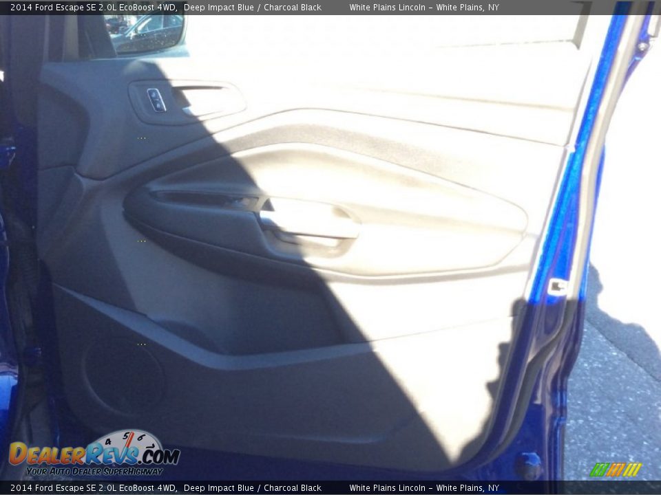 2014 Ford Escape SE 2.0L EcoBoost 4WD Deep Impact Blue / Charcoal Black Photo #24