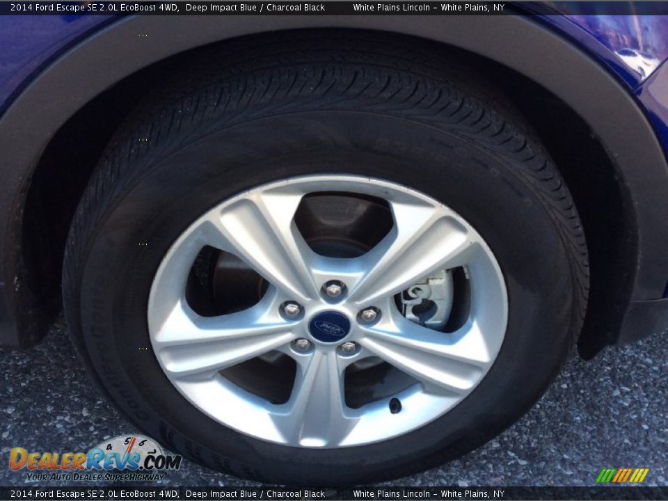 2014 Ford Escape SE 2.0L EcoBoost 4WD Deep Impact Blue / Charcoal Black Photo #27