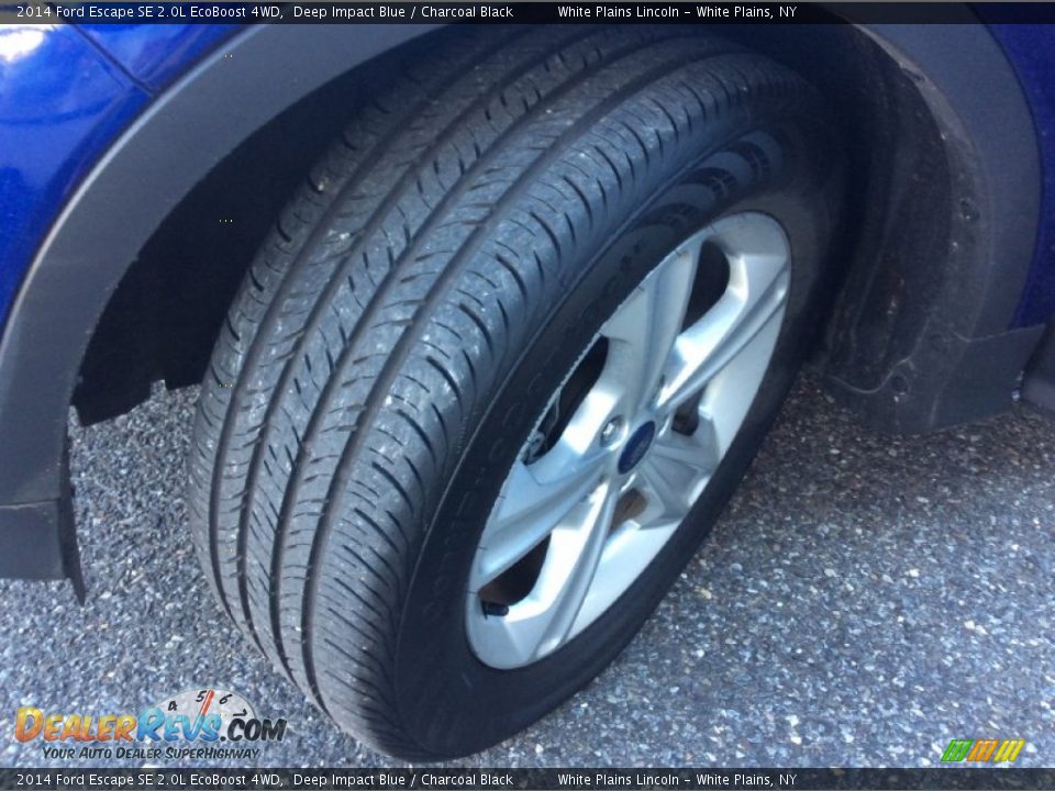 2014 Ford Escape SE 2.0L EcoBoost 4WD Deep Impact Blue / Charcoal Black Photo #28