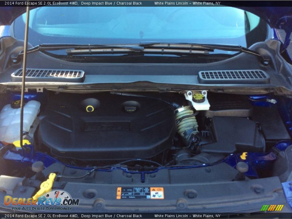 2014 Ford Escape SE 2.0L EcoBoost 4WD Deep Impact Blue / Charcoal Black Photo #29