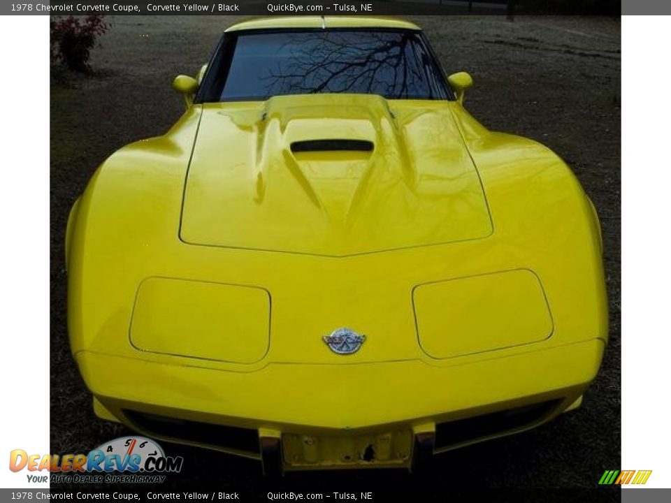 1978 Chevrolet Corvette Coupe Corvette Yellow / Black Photo #1