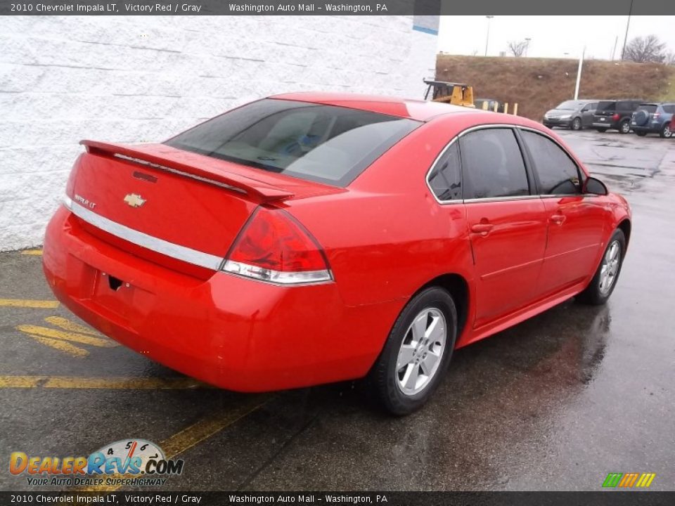 2010 Chevrolet Impala LT Victory Red / Gray Photo #9