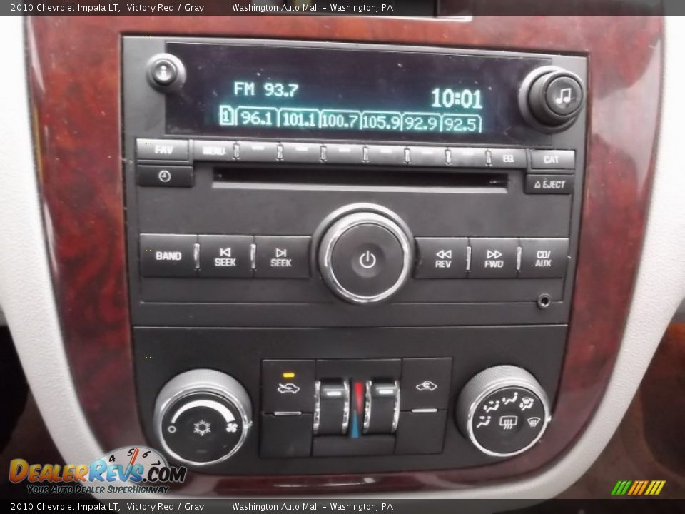 2010 Chevrolet Impala LT Victory Red / Gray Photo #15