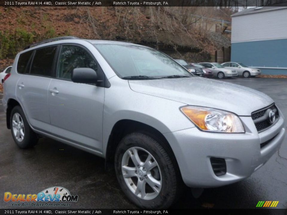 2011 Toyota RAV4 I4 4WD Classic Silver Metallic / Ash Photo #1
