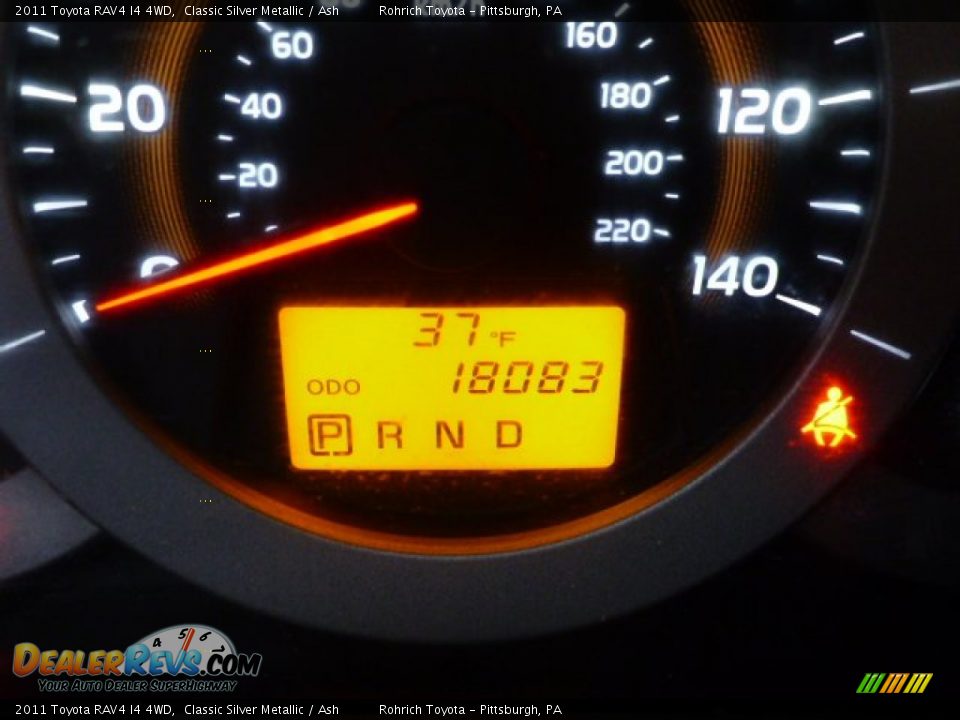 2011 Toyota RAV4 I4 4WD Classic Silver Metallic / Ash Photo #5