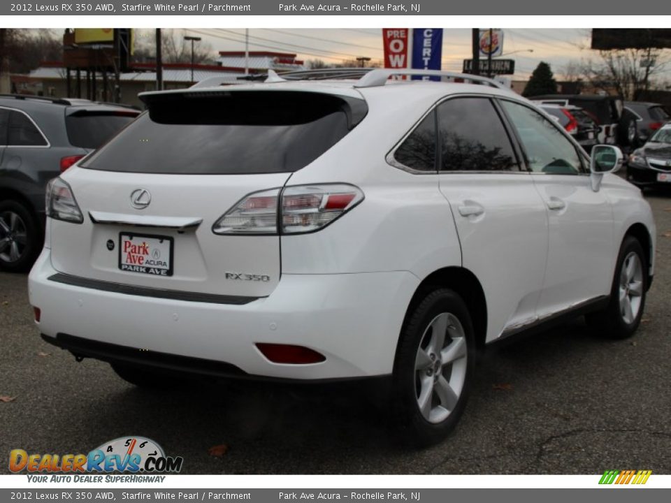 2012 Lexus RX 350 AWD Starfire White Pearl / Parchment Photo #3