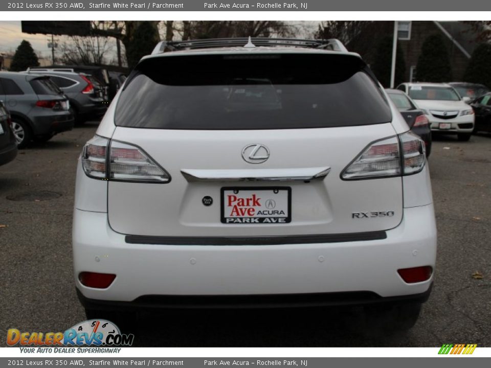 2012 Lexus RX 350 AWD Starfire White Pearl / Parchment Photo #4