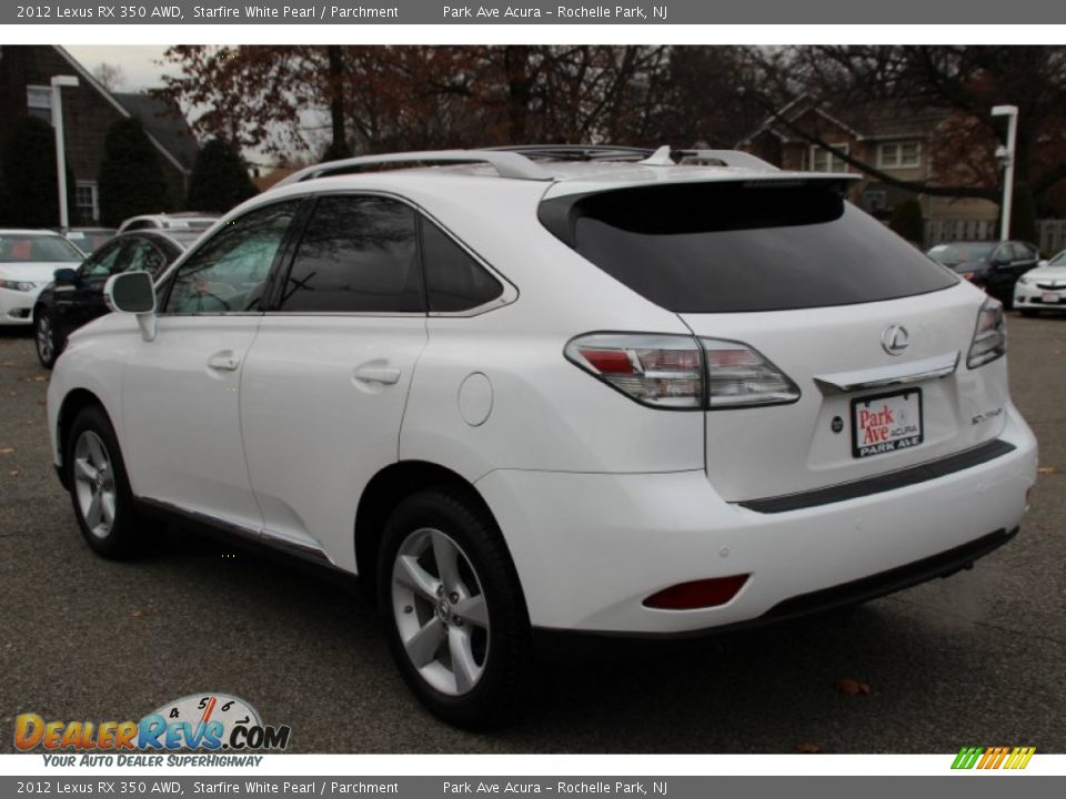 2012 Lexus RX 350 AWD Starfire White Pearl / Parchment Photo #5