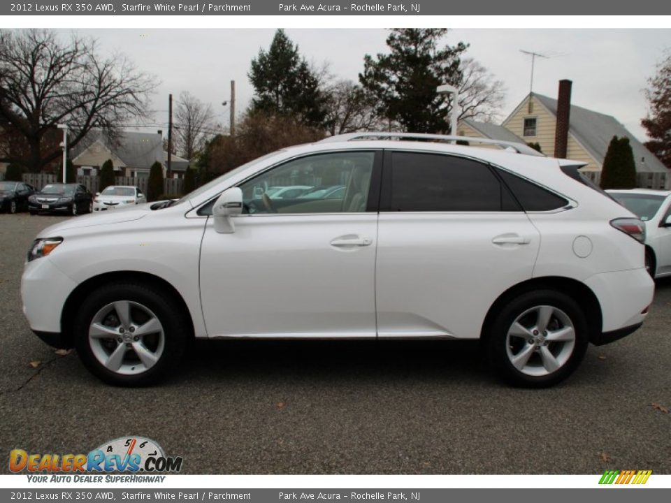 2012 Lexus RX 350 AWD Starfire White Pearl / Parchment Photo #6