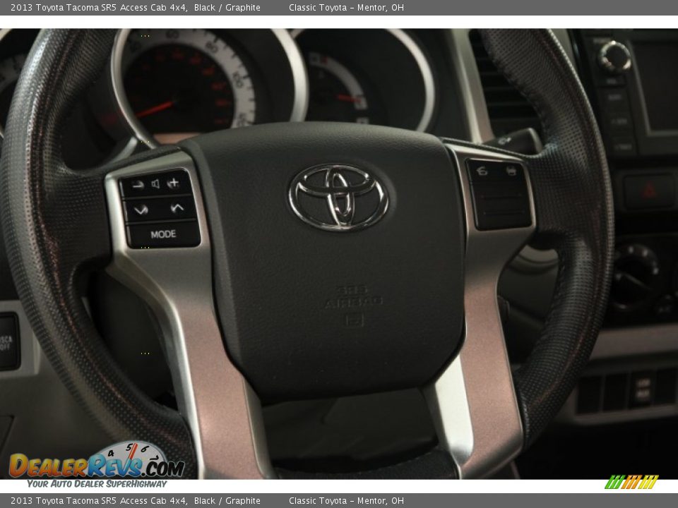 2013 Toyota Tacoma SR5 Access Cab 4x4 Black / Graphite Photo #6