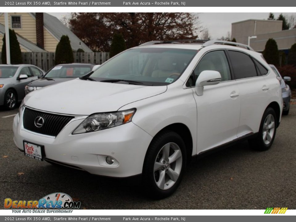 2012 Lexus RX 350 AWD Starfire White Pearl / Parchment Photo #7