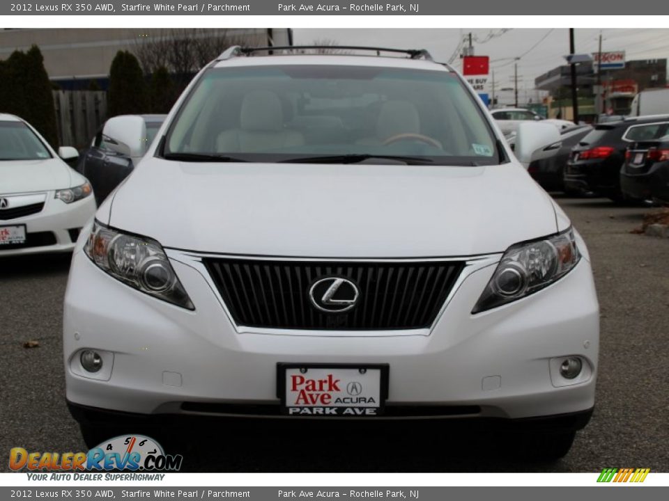 2012 Lexus RX 350 AWD Starfire White Pearl / Parchment Photo #8