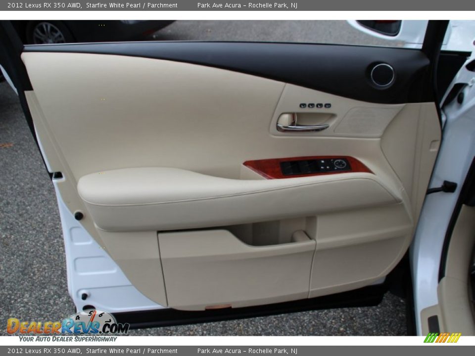2012 Lexus RX 350 AWD Starfire White Pearl / Parchment Photo #9