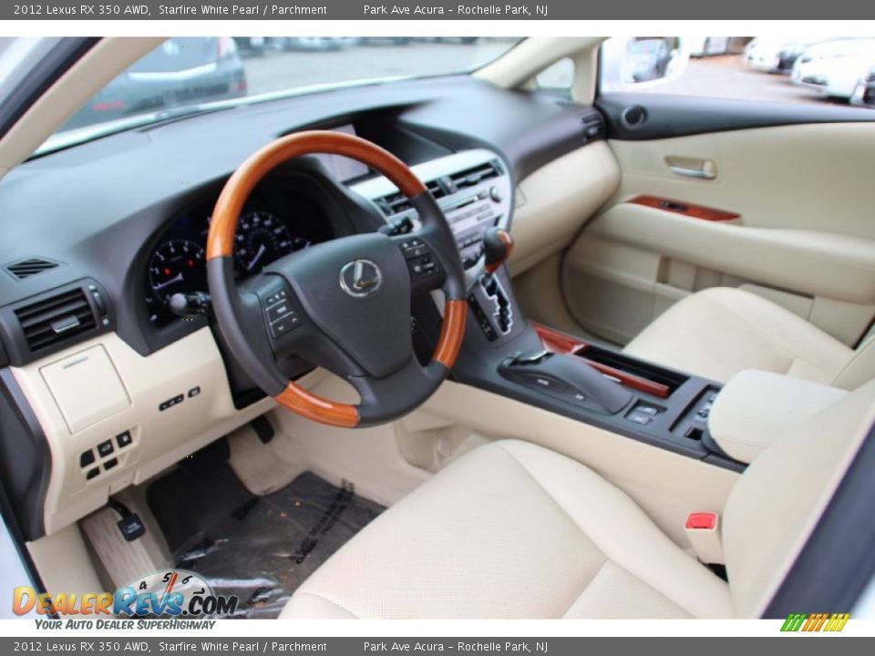 2012 Lexus RX 350 AWD Starfire White Pearl / Parchment Photo #11