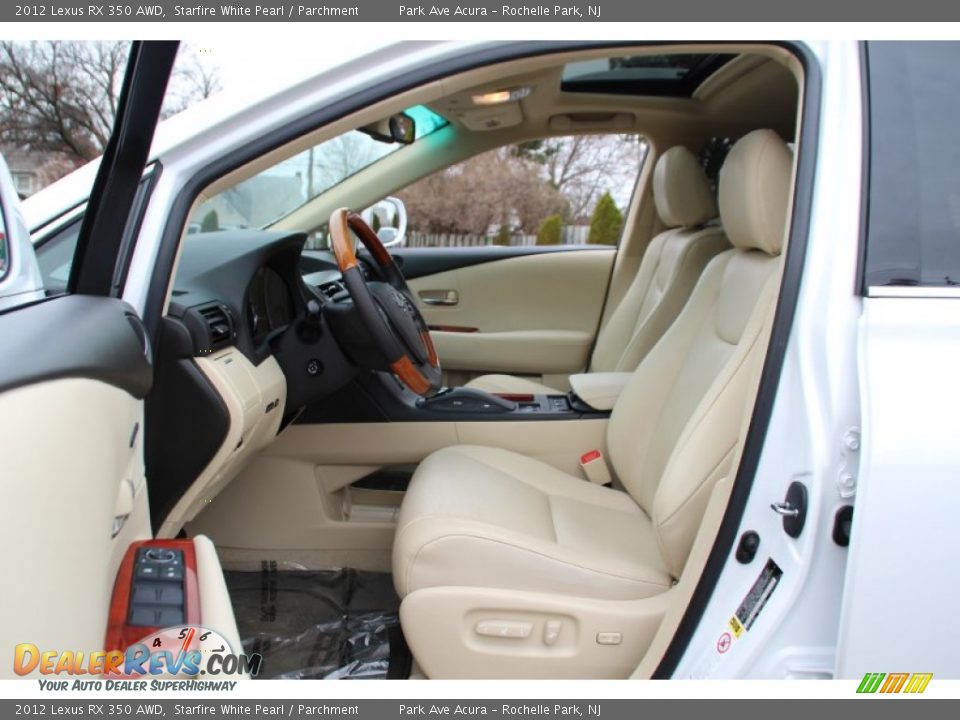 2012 Lexus RX 350 AWD Starfire White Pearl / Parchment Photo #12