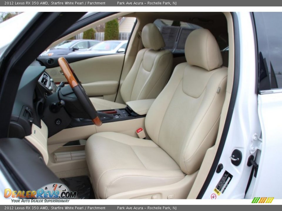 2012 Lexus RX 350 AWD Starfire White Pearl / Parchment Photo #14