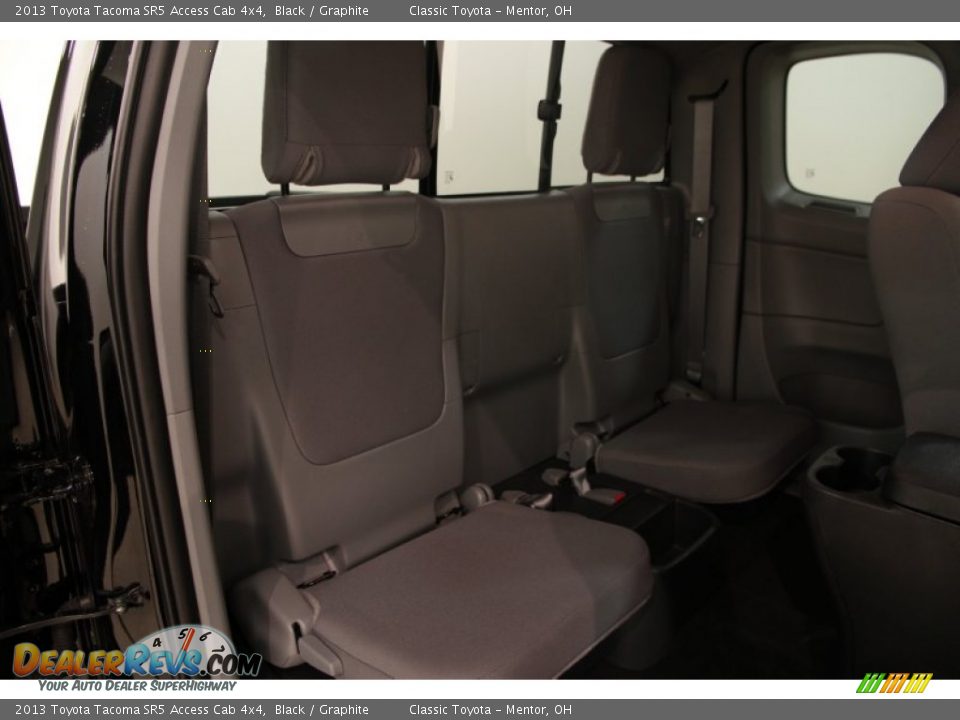 2013 Toyota Tacoma SR5 Access Cab 4x4 Black / Graphite Photo #15