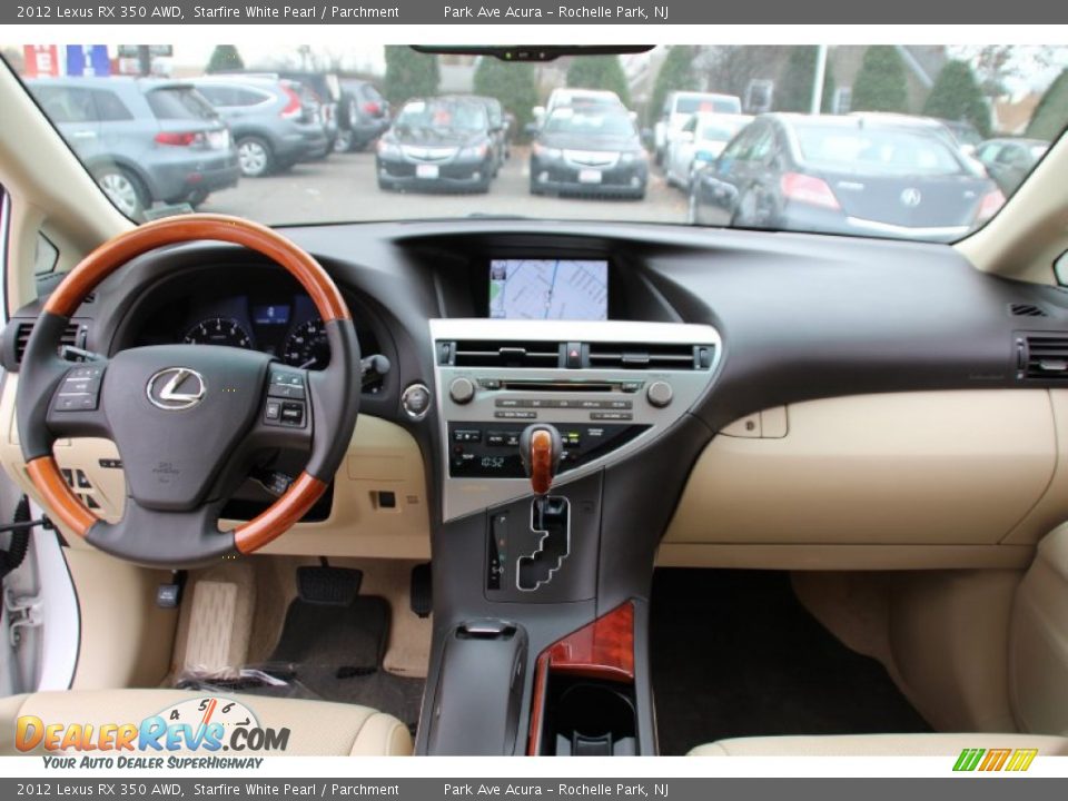 2012 Lexus RX 350 AWD Starfire White Pearl / Parchment Photo #16