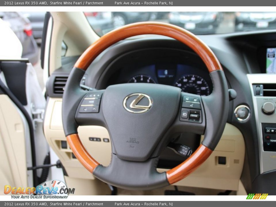 2012 Lexus RX 350 AWD Starfire White Pearl / Parchment Photo #20