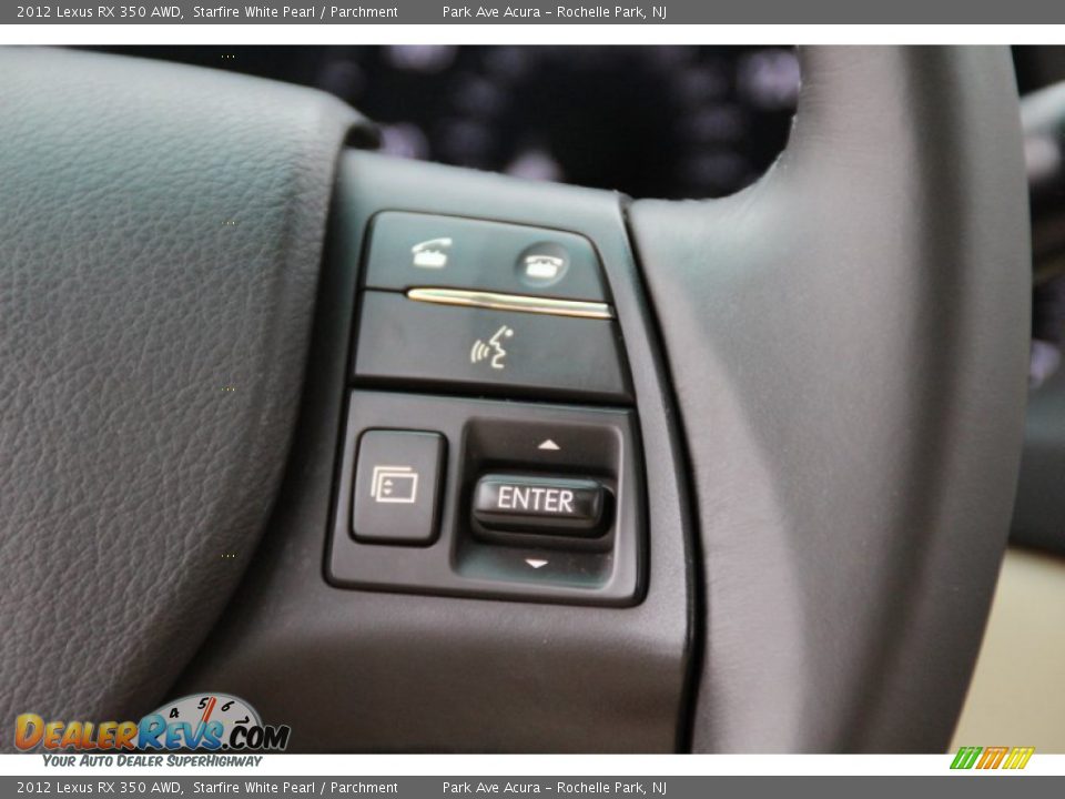 2012 Lexus RX 350 AWD Starfire White Pearl / Parchment Photo #22