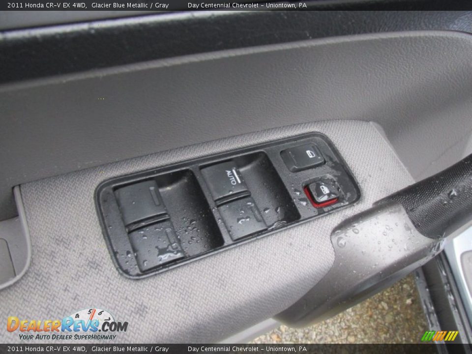 2011 Honda CR-V EX 4WD Glacier Blue Metallic / Gray Photo #20