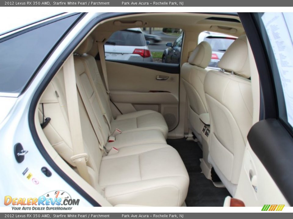 2012 Lexus RX 350 AWD Starfire White Pearl / Parchment Photo #27