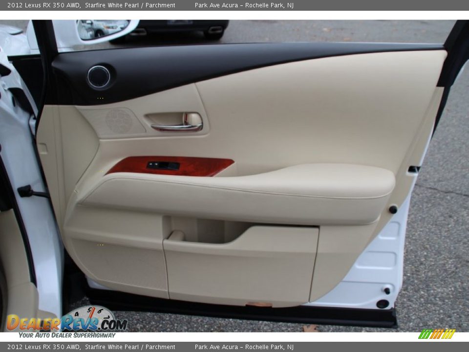2012 Lexus RX 350 AWD Starfire White Pearl / Parchment Photo #28
