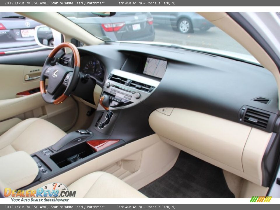 2012 Lexus RX 350 AWD Starfire White Pearl / Parchment Photo #29
