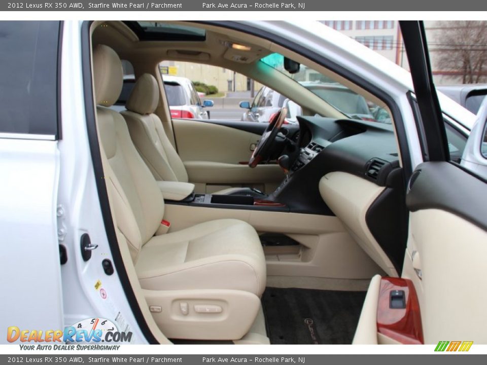 2012 Lexus RX 350 AWD Starfire White Pearl / Parchment Photo #30