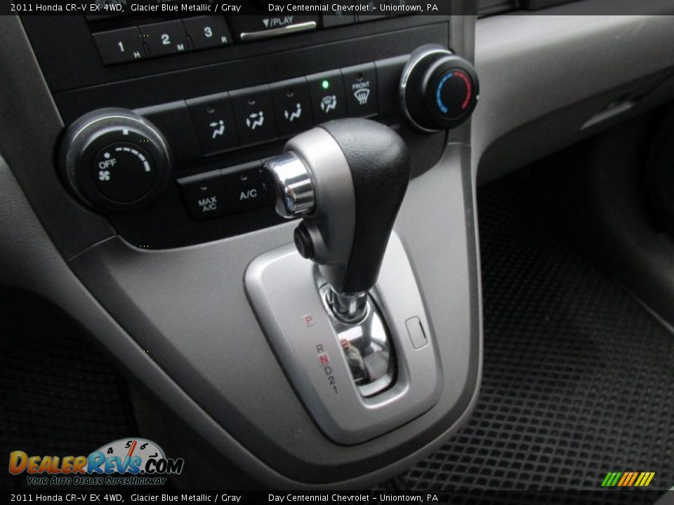 2011 Honda CR-V EX 4WD Glacier Blue Metallic / Gray Photo #26