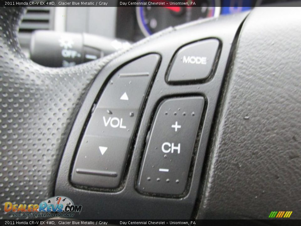 2011 Honda CR-V EX 4WD Glacier Blue Metallic / Gray Photo #29